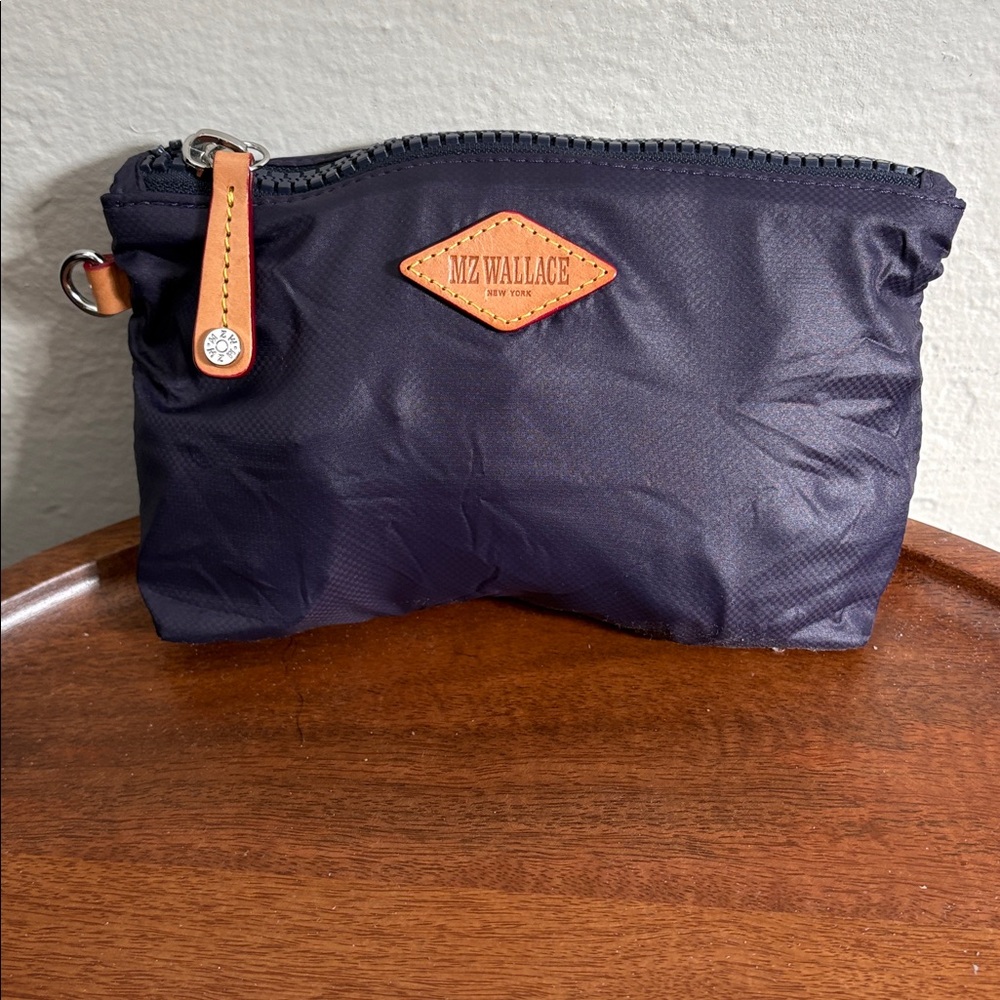 MZ Wallace boysenberry makeup bag pouch